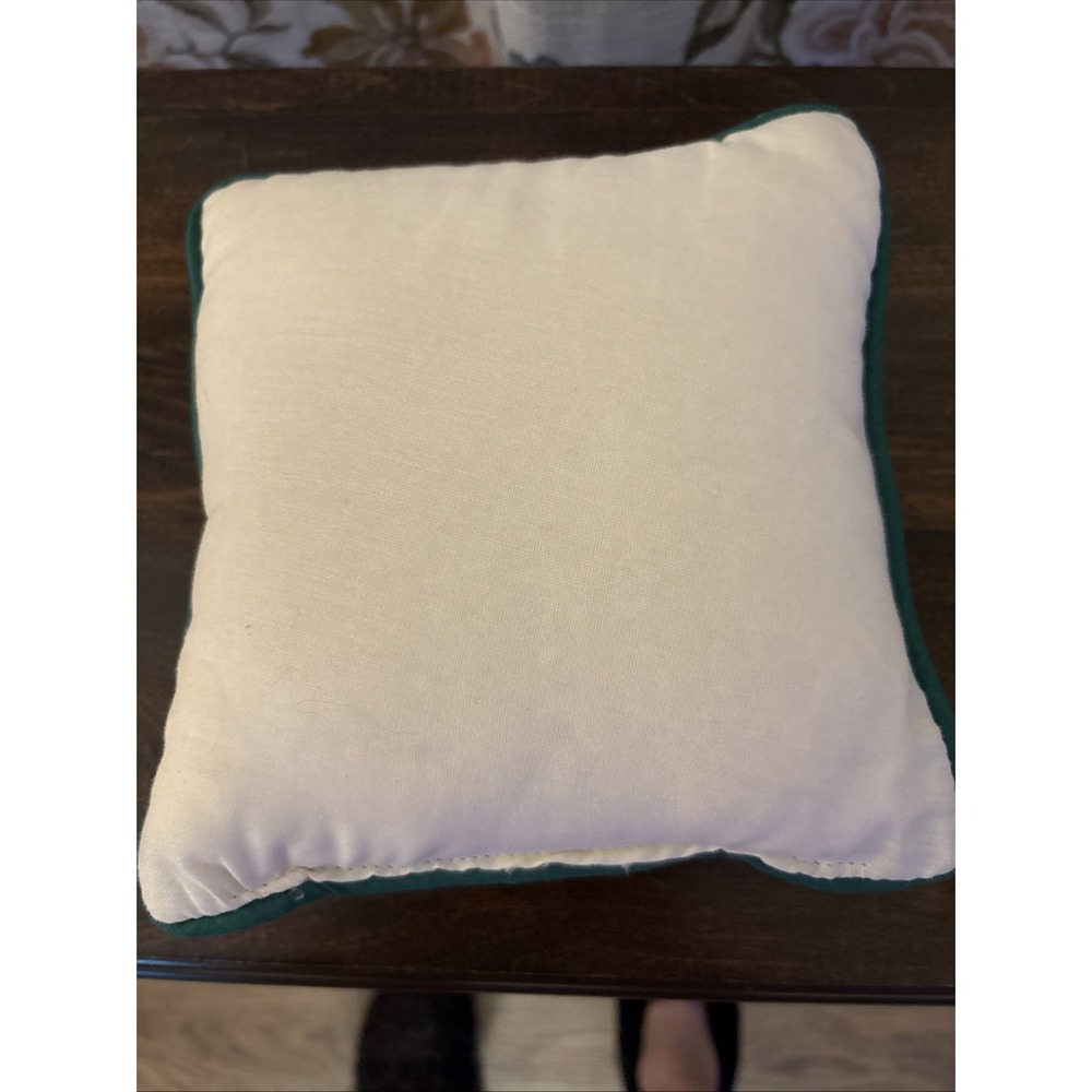 Christmas Throw Pillows Winter Squirrel & Fawn Holiday Home Decor 7" X 7" - Picture 4 of 7